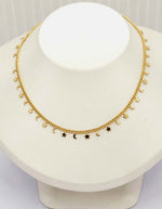 Gargantilla con Dijes de Lunas y Estrellas en Dorado